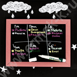 Маркер-жидкий мел /белый/ 3мм круг | Фото 8