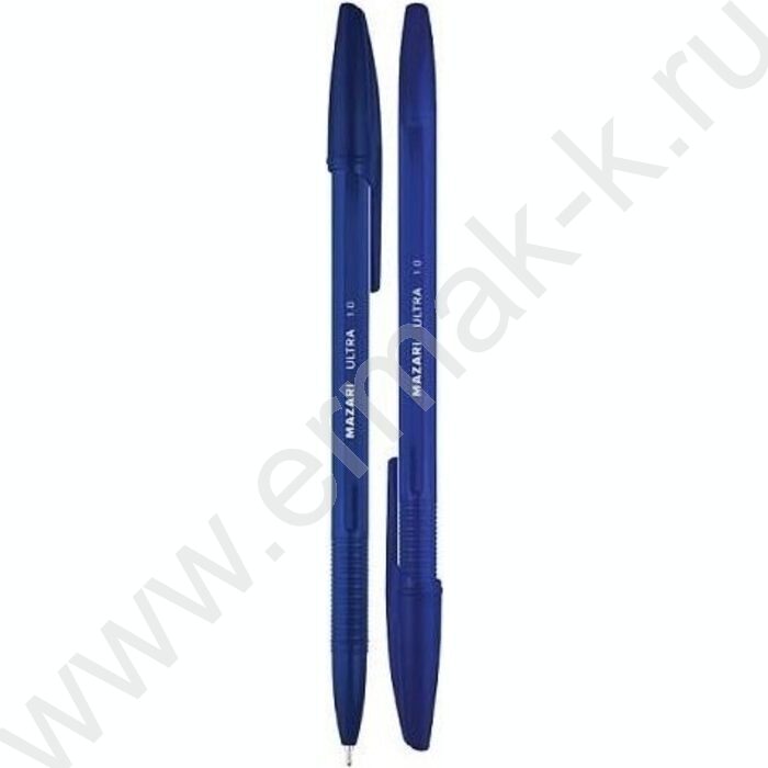 Ручка шар на масл.основе 1,0мм синяя Ultra/игла,цветной.пл.корпус | Фото 1