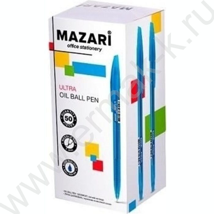 Ручка шар на масл.основе 1,0мм синяя Ultra/игла,цветной полупрозрачный пл.корпус | Фото 2