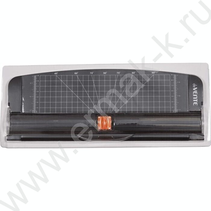 Резак д/бумаги A4 роликовый, длина реза - 300 мм, 10л. пластик.черный /12,5*36 см | Фото 1