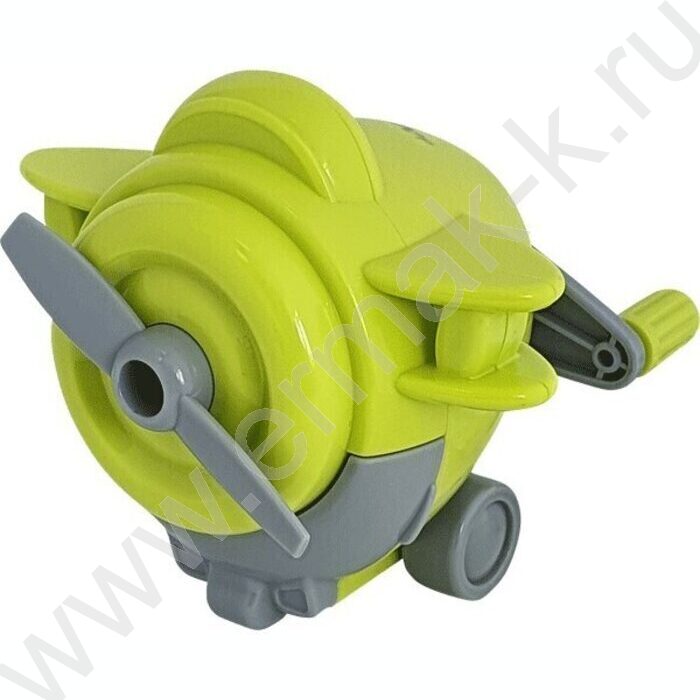 Точилка 1отв. пластик/с контейнером/ Самолет /салатовая, в пластиковой коробке | Фото 1