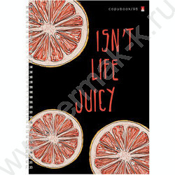 Тетрадь  96л А4 клетка/спираль "Juicy live" 3вида | Фото 2