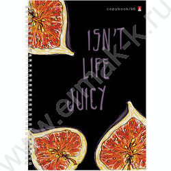 Тетрадь  96л А4 клетка/спираль "Juicy live" 3вида | Фото 3