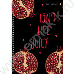 Тетрадь  96л А4 клетка/спираль "Juicy live" 3вида | Фото 4
