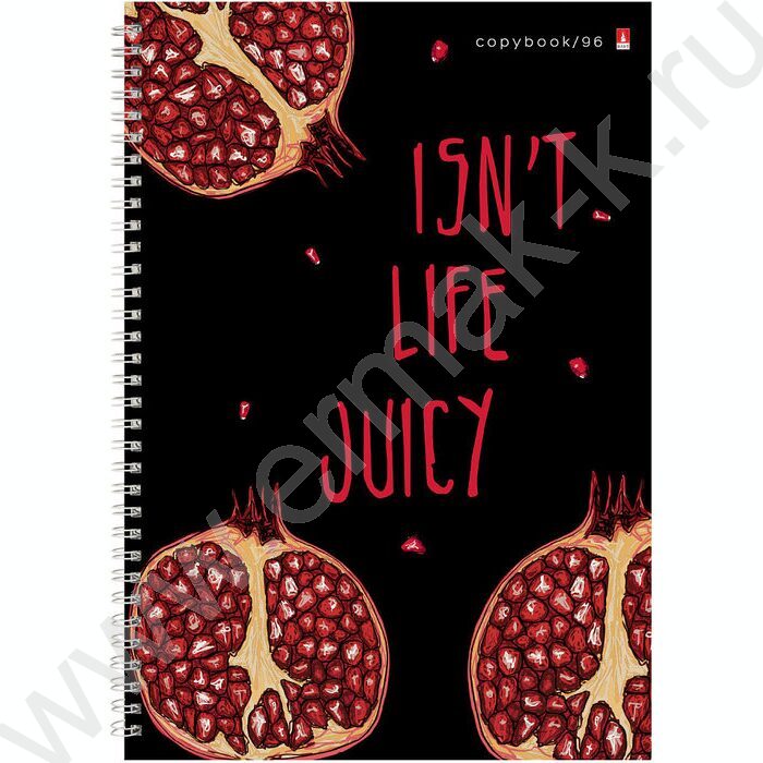 Тетрадь  96л А4 клетка/спираль "Juicy live" 3вида | Фото 4