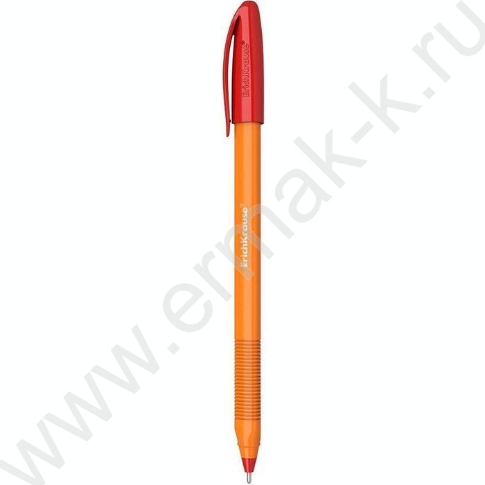 Ручка шар U-108 Stick Orange 1,0мм, красная /форма корпуса - треугольная | Фото 1