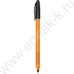 Ручка шар U-108 Stick Orange 1,0мм, черная /форма корпуса - треугольная | Фото 1