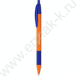 Ручка шар авт U-209 Matic&Grip Orange 1.0мм, синяя /корпус-треуголный, оранжевый /резин. держатель | Фото 1