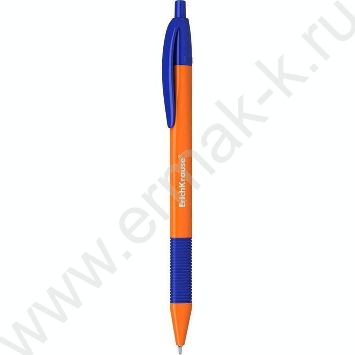 Ручка шар авт U-209 Matic&Grip Orange 1.0мм, синяя /корпус-треуголный, оранжевый /резин. держатель | Фото 1