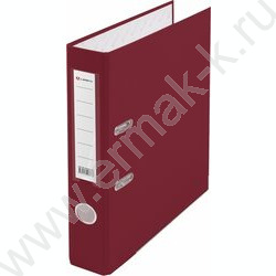 Файл 50мм PP собранный метал.окантовка бордовый с карманом | Фото 1
