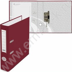 Файл 50мм PP собранный метал.окантовка бордовый с карманом | Фото 2