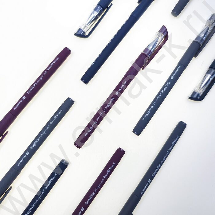 Ручка шар EasyWrite.Original синяя 0,5мм /антискольз.корпус/резин.держатель/3цв.корпуса | Фото 7
