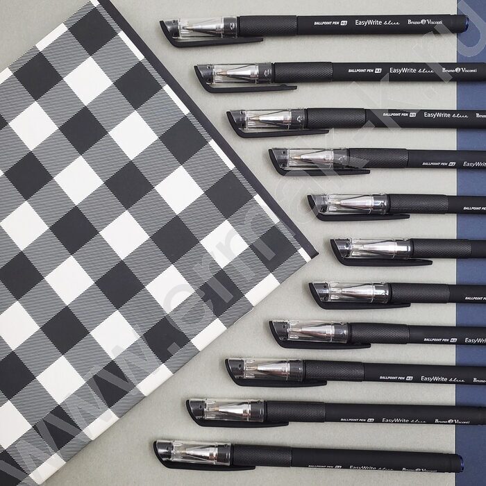 Ручка шар EasyWrite.Black синяя 0,5мм /антискольз.корпус/резин.держатель/ | Фото 6