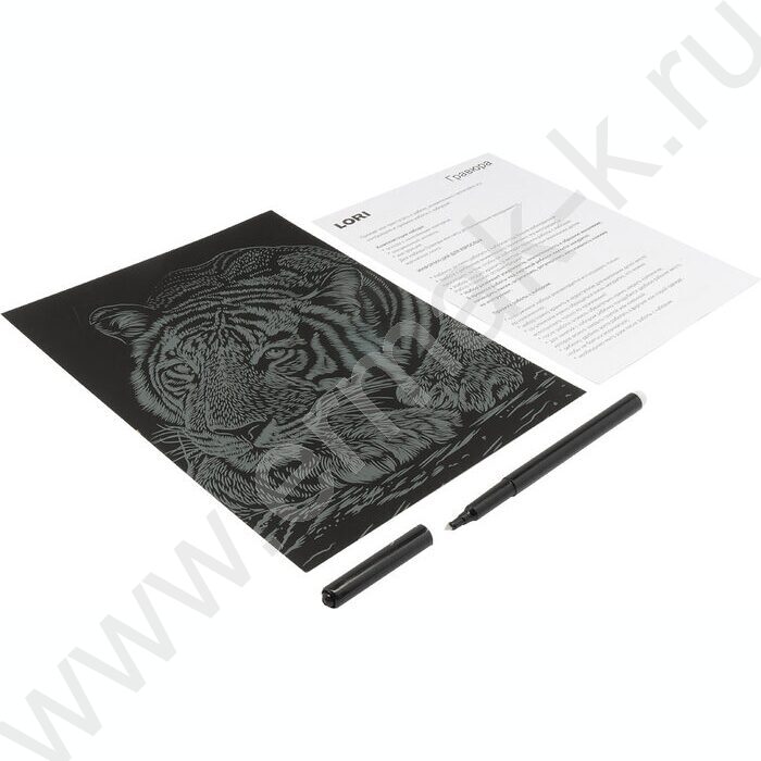 Набор д/творчества Гравюра Тигр | Фото 5