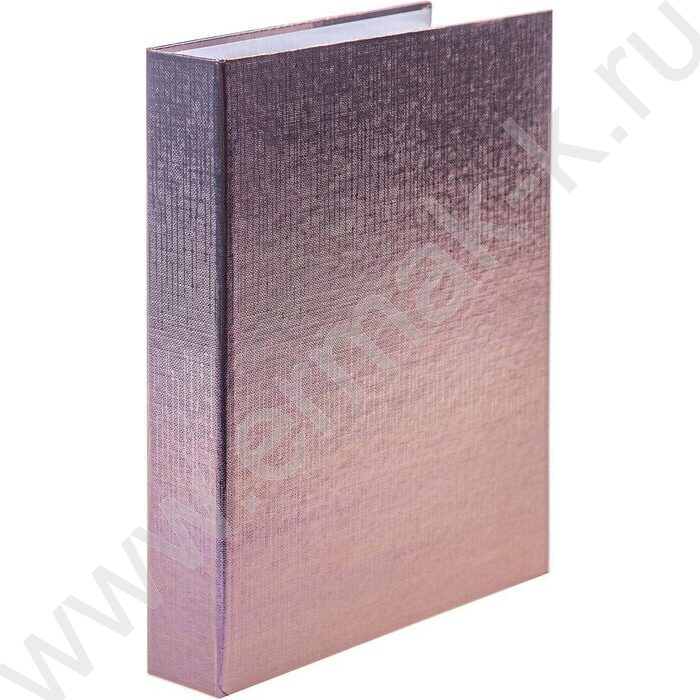 Тетрадь 120л клетка/кольца/бумвинил.обл./ "METALLIC Коричневая" | Фото 1