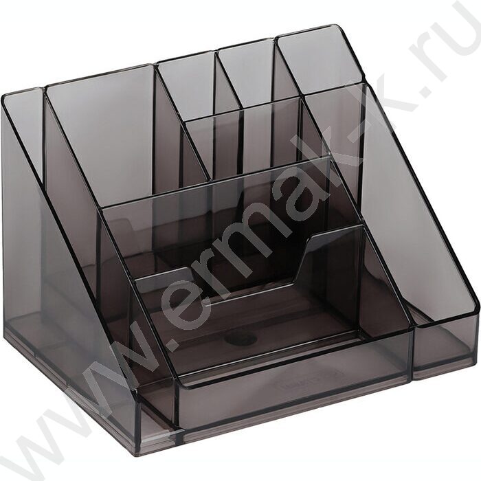 Подставка д/каранд. и ручек Каскад тонир.серая | Фото 1