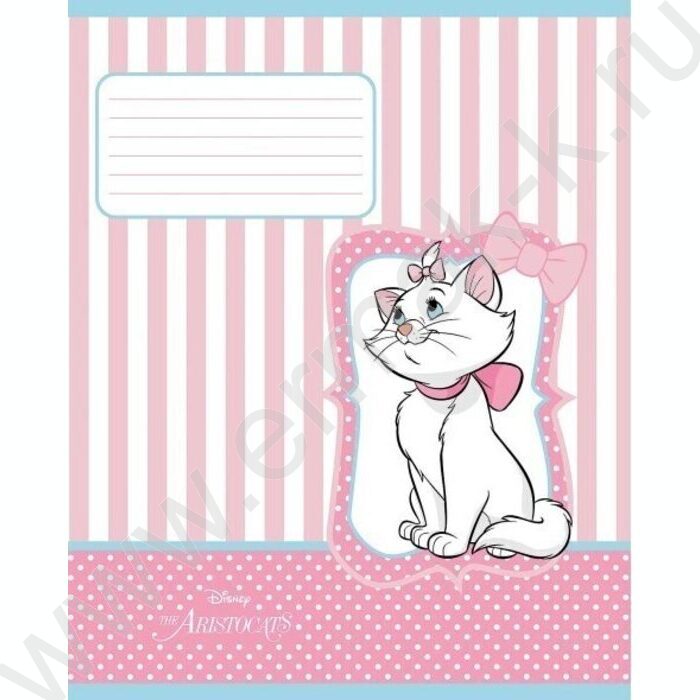 Тетрадь  12л линейка "Кошечка Мари" 5видов | Фото 3