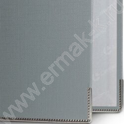 Файл 50мм PP собранный метал.окантовка серый с карманом | Фото 4