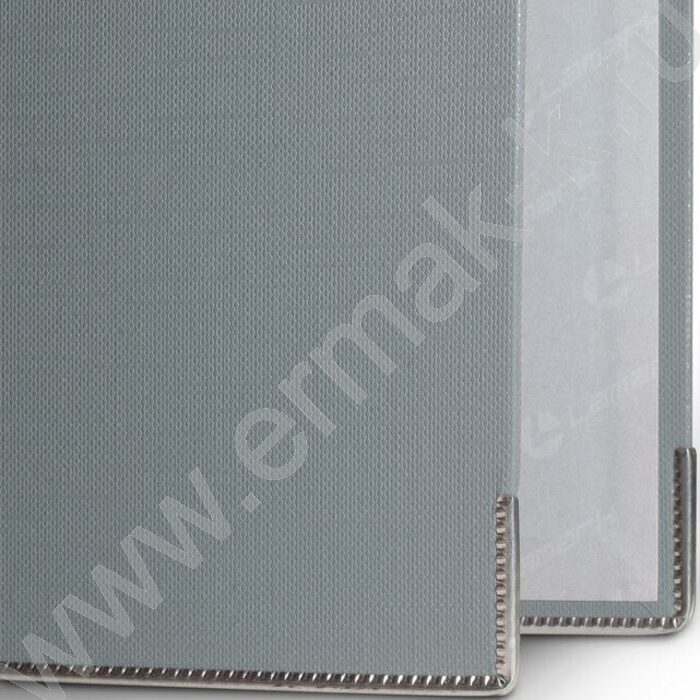 Файл 50мм PP собранный метал.окантовка серый с карманом | Фото 4