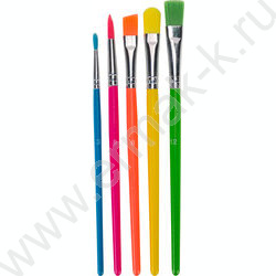 Кисть набор  5шт Я-Художник! /синтетика/ | Фото 1