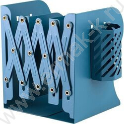 Подставка д/книг телескопическая 19*14,7*9см с подставкой д/ручек /метал., цвет моранди | Фото 1