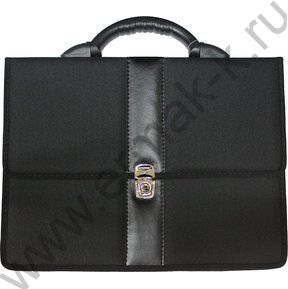 Портфель ткань Всеволожск черный