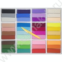 Пластилин  40цв 800г Классика+стек | Фото 2