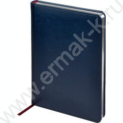 Ежедневник н/дат А5 136л Sidney Nebraska синий/серебр. обрез,ляссе,линейка | Фото 1