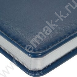 Ежедневник н/дат А5 136л Sidney Nebraska синий/серебр. обрез,ляссе,линейка | Фото 3