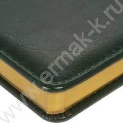 Ежедневник н/дат А5 136л Sidney Nebraska зеленый/золотой обрез,ляссе,линейка | Фото 5