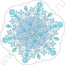 Украшение на скотче Снежинка | Фото 1