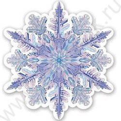 Украшение на скотче Снежинка | Фото 1