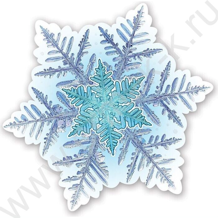 Украшение на скотче Снежинка | Фото 1