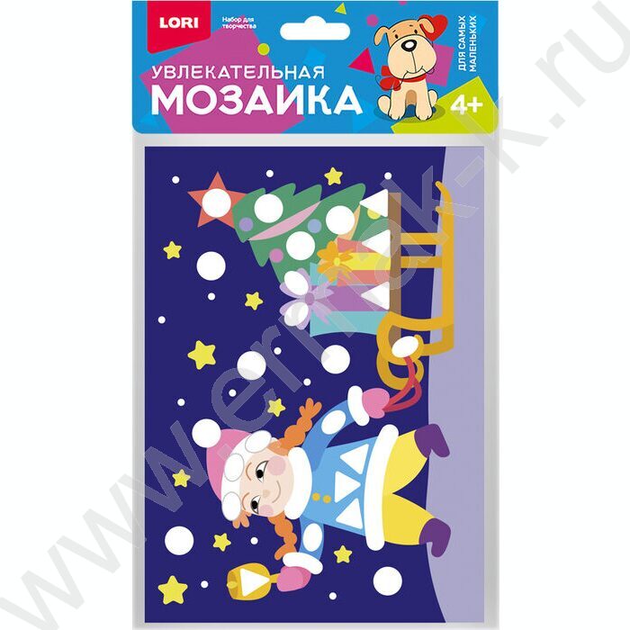 Набор д/творчества Увлекательная мозаика. Малый набор Новогоднее настроение | Фото 1