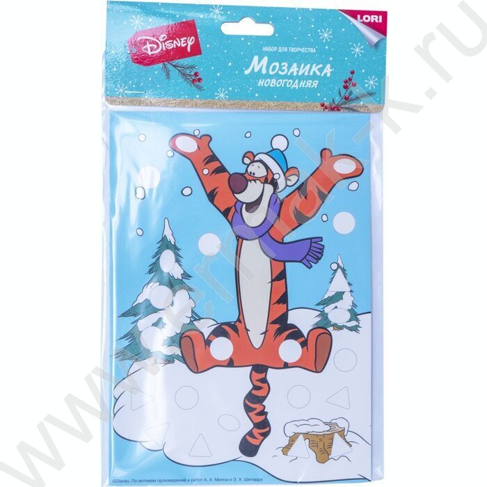 Набор д/творчества Новогодняя мозаика. Disney Тигруля | Фото 1