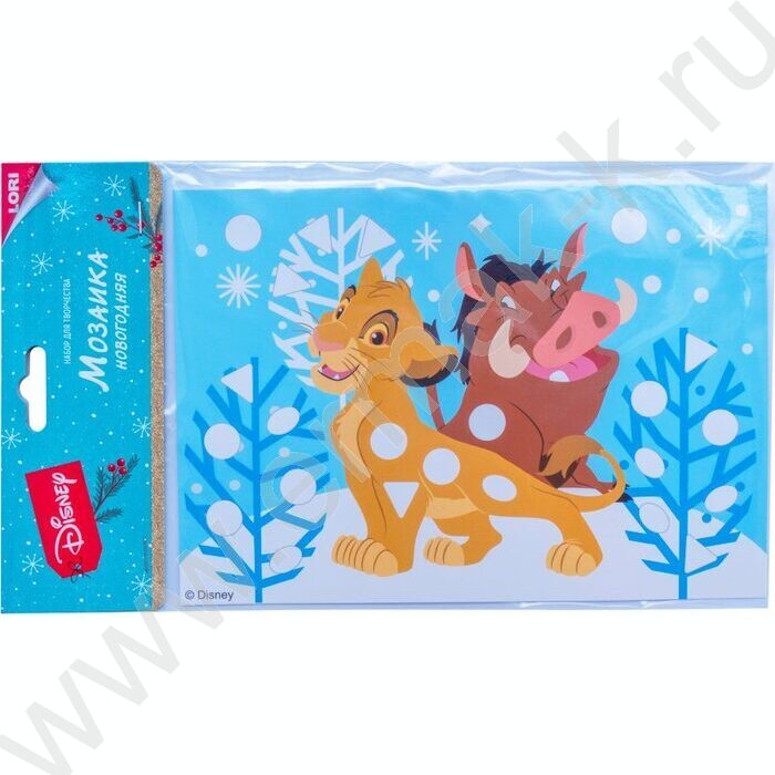 Набор д/творчества Новогодняя мозаика. Disney Король Лев | Фото 1