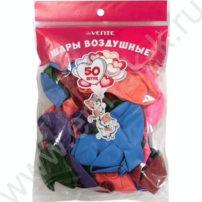 Шар воздушный Стандартные цвета ассорти 30см | Фото 1