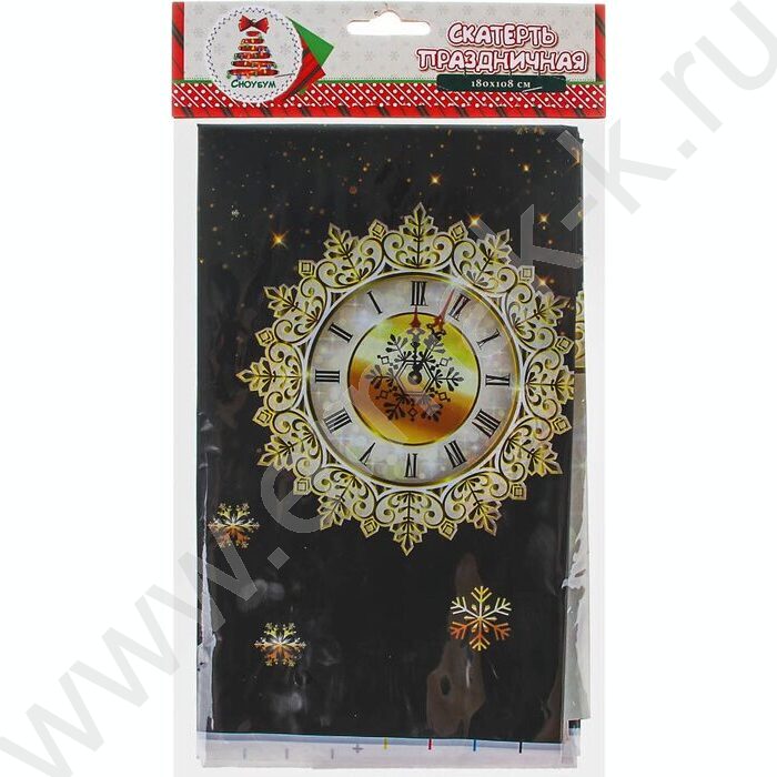 Скатерть 180*108 Праздничная дизайн 1 полиэтилен | Фото 2