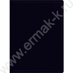 Папка  40 файлов черная /пластик 0.5мм | Фото 1