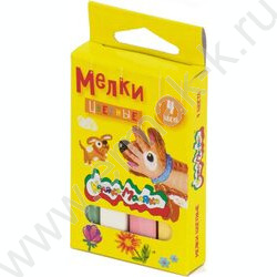 Мел цветной  4цв Каляка-Маляка | Фото 2