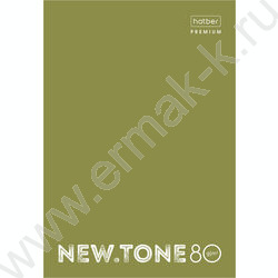Тетрадь  80л А4 клетка "NEWtone PASTEL Олива" /глянец/ | Фото 1