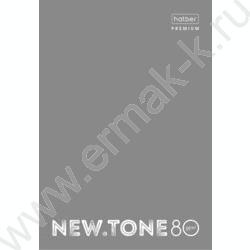 Тетрадь  80л А4 клетка "NEWtone PASTEL Серый жемчуг" /глянец/ | Фото 1