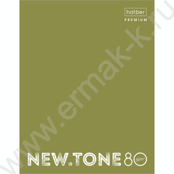 Тетрадь  80л клетка/кольца /смен.блок /глянц.лам/  "NEWtone PASTEL Олива" | Фото 1