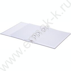 Тетрадь  80л клетка/кольца /смен.блок /глянц.лам/  "NEWtone PASTEL Серый жемчуг" | Фото 2