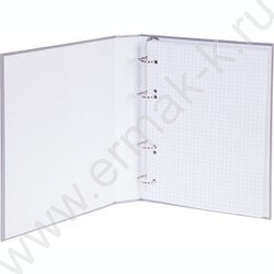 Тетрадь  80л клетка/кольца /смен.блок /глянц.лам/  "NEWtone PASTEL Серый жемчуг" | Фото 3