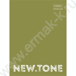 Тетрадь  80л А4 клетка/кольца /глянц.лам/  "NEWtone PASTEL Олива" | Фото 1