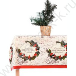 Скатерть 180*108 Праздничная дизайн 4 полиэтилен | Фото 3