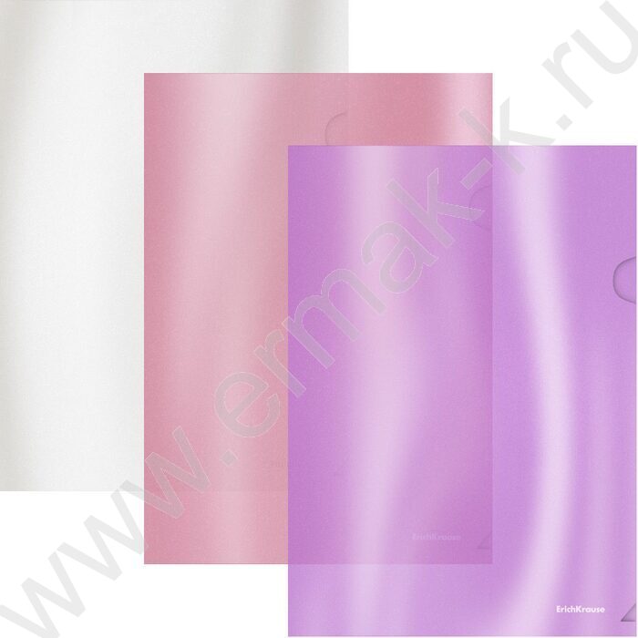 Папка уголок А4 Glossy Candy /полупрозрачная, ассорти | Фото 1