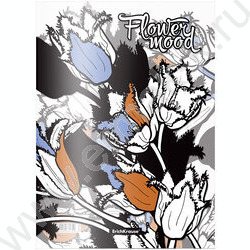 Папка уголок А4 Tulips /набор 4шт /ассорти | Фото 2