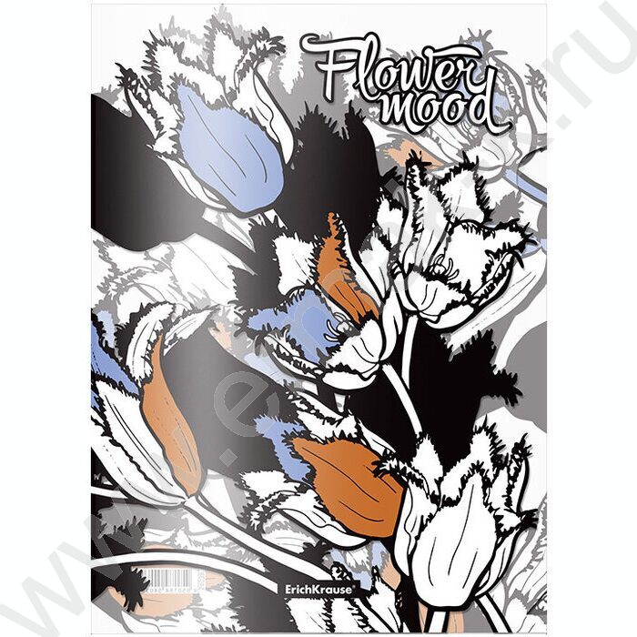 Папка уголок А4 Tulips /набор 4шт /ассорти | Фото 2